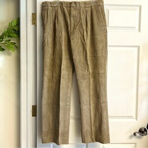 Vintage AUSTIN REED Corduroy Pants Tan Pleated front 90s men’s size 36 cotton